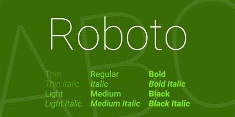 download roboto font for windows.